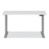 Alera Adaptivergo Sit-Stand Three-Stage Electric Height-Adjustable Table With Memory Controls, 60" x 24" x 30" To 49", White