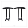 Optional Fixed Height T-Arms For Alera Essentia And Interval Series Chairs, Black, 2/Set