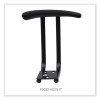 Optional Fixed Height T-Arms For Alera Essentia And Interval Series Chairs, Black, 2/Set