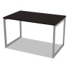 Alera Open Office Desk Series Adjustable O-Leg Desk Base, 47.25 To 70.78w x 29.5d x 28.5h, Silver