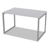 Alera Open Office Desk Series Adjustable O-Leg Desk Base, 47.25 To 70.78w x 29.5d x 28.5h, Silver