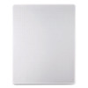 Studded Chair Mat For Flat Pile Carpeted Floors, Rectangular, Straight Edges, 46" x 60", Clear