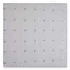 Studded Chair Mat For Flat Pile Carpeted Floors, Rectangular, Straight Edges, 46" x 60", Clear
