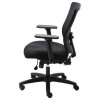 Alera Envy Series Mesh Mid-Back Multifunction Chair, Supports Up To 250 Lb, 17" To 21.5" Seat Height, Black