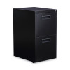 File Pedestal, Left Or Right, 2 Legal/Letter-Size File Drawers, Black, 14.96" X 19.29" X 27.75"
