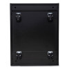 File Pedestal With Full-Length Pull, Left Or Right, 2 Legal/Letter-Size File Drawers, Black, 14.96" X 19.29" X 27.75"