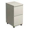 File Pedestal With Full-Length Pull, Left Or Right, 2 Legal/Letter-Size File Drawers, Putty, 14.96" X 19.29" X 27.75"