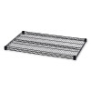 Industrial Wire Shelving Extra Wire Shelves, 36w X 24d, Black, 2 Shelves/Carton