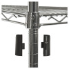 Nsf Certified 4-Shelf Wire Shelving Kit With Casters, 48w X 18d X 72h, Silver