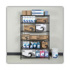 Nsf Certified 6-Shelf Wire Shelving Kit, 48w x 18d x 72h, Black
