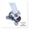 Optional Casters For Wire Shelving, Grip Ring Stem, 3" Wheel, Black, 4/Set (2 Locking)