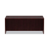 Alera Valencia Series Straight Front Desk Shell, 71" X 35.5" X 29.63", Mahogany