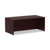 Alera Valencia Series Straight Front Desk Shell, 71" X 35.5" X 29.63", Mahogany