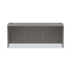 Alera Valencia Series Credenza Shell, 70.88w x 23.63d x 29.5h, Gray