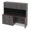 Alera Valencia Series Credenza Shell, 70.88w x 23.63d x 29.5h, Gray