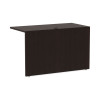 Alera Valencia Series Reversible Return/Bridge Shell, 47.25w x 23.63d x 29.5h, Espresso