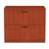 Alera Valencia Series Lateral File, 2 Legal/Letter-Size File Drawers, Medium Cherry, 34" X 22.75" X 29.5"