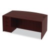 Alera Valencia Series Full Pedestal File, Left/Right, 3-Drawers: Box/Box/File, Legal/Letter, Mahogany, 15.63" X 20.5" X 28.5"