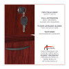 Alera Valencia Series Full Pedestal File, Left/Right, 3-Drawers: Box/Box/File, Legal/Letter, Mahogany, 15.63" X 20.5" X 28.5"