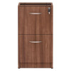 Alera Valencia Series Full Pedestal File, Left/Right, 2 Legal/Letter-Size File Drawers, Modern Walnut, 15.63" X 20.5" X 28.5"