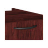 Alera Valencia Series Hanging Pedestal File, Left/Right, 2-Drawers: Box/File, Legal/Letter, Mahogany, 15.63" X 20.5" X 19.25"