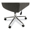 Mid-Century Task Chair, Supports Up To 275 Lb, 18.9" To 22.24" Seat Height, Gray Seat, Gray Back