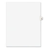 Preprinted Legal Exhibit Side Tab Index Dividers, Avery Style, 10-Tab, 59, 11 X 8.5, White, 25/Pack, (1059)