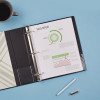 Economy Non-View Binder With Round Rings, 3 Rings, 3" Capacity, 11 X 8.5, Black, (3602)