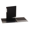 Economy Non-View Binder With Round Rings, 3 Rings, 1.5" Capacity, 11 X 8.5, Black, (4401)