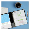 Economy Non-View Binder With Round Rings, 3 Rings, 1.5" Capacity, 11 X 8.5, Black, (4401)