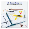 Hi-Liter Desk-Style Highlighters, Yellow Ink, Chisel Tip, Yellow/Black Barrel, Dozen