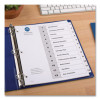 Customizable Toc Ready Index Black And White Dividers, 12-Tab, 1 To 12, 11 x 8.5, 1 Set