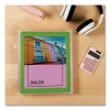 Flexi-View Binder With Round Rings, 3 Rings, 1" Capacity, 11 x 8.5, Green
