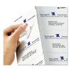 Matte Clear Easy Peel Mailing Labels W/ Sure Feed Technology, Inkjet Printers, 3.33 X 4, Clear, 6/Sheet, 10 Sheets/Pack