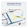 Hi-Liter Pen-Style Highlighters, Fluorescent Yellow Ink, Chisel Tip, Yellow/Black Barrel, Dozen