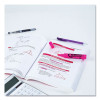 Hi-Liter Desk-Style Highlighters, Fluorescent Pink Ink, Chisel Tip, Pink/Black Barrel, Dozen