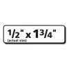Labels, Inkjet/Laser Printers, 0.5 X 1.75, White, 80/Sheet, 100 Sheets/Pack