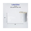Multipurpose Thermal Labels, 4 X 6, White, 220/Roll