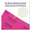 High-Visibility Permanent Laser Id Labels, 2 X 4, Neon Assorted, 1000/Box