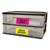 High-Vis Removable Laser/Inkjet Id Labels, 2 X 4, Asst. Neon, 120/Pack