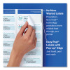 Glossy Clear Easy Peel Mailing Labels W/ Sure Feed Technology, Inkjet/Laser Printers, 2 X 4, Clear, 10/Sheet, 10 Sheets/Pack