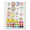 Planner Sticker Variety Pack: Budget, Fitness, Motivational, Seasonal And Work Stickers, Assorted Sizes And Colors, 744/Pack