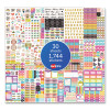 Planner Sticker Variety Pack: Budget, Fitness, Motivational, Seasonal And Work Stickers, Assorted Sizes And Colors, 744/Pack
