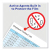 Touchguard Protective Film Sheet, 9" x 12", Matte Clear, 10/Pack