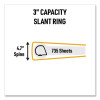 Ultraduty Safety Data Sheet Binder Bundle, 3 Rings, 3" Capacity, 11 x 8.5, Yellow/Red