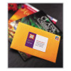 Vibrant Inkjet Color-Print Labels w/ Sure Feed, 3.33 x 4, Matte White, 120/Pk