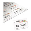 Flexible Adhesive Name Badge Labels, 3.38 X 2.33, White, 160/Pack