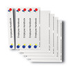 Binder Spine Inserts, 1.5" Spine Width, 5 Inserts/Sheet, 5 Sheets/Pack