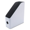 Fusion Magazine File, 4.25 X 9.5 X 12, White/Gray