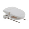 Wall Clips For Fabric Panels, 40 Sheet Capacity, White, 20/Box